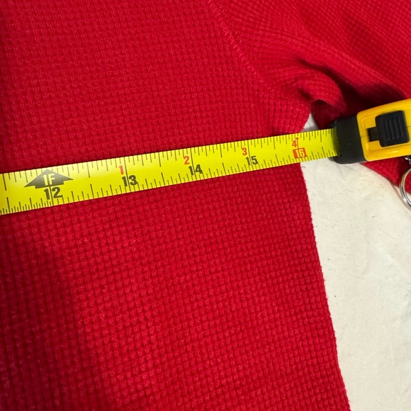 Old Navy Red Waffle Knit Long Sleeve T-Shirt - Picture 4 of 6